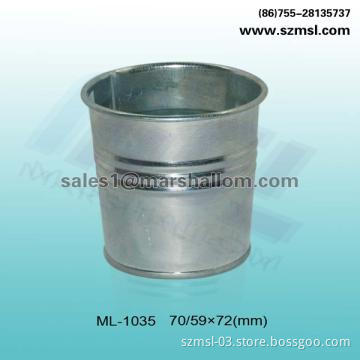 bucket, metal bucket, tin bucket